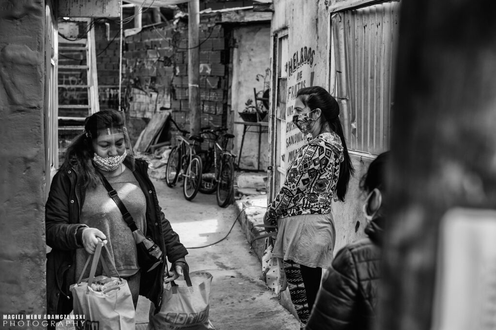 slumsy Villa 31 Buenos Aires Argentyna Covid pandemia 2020